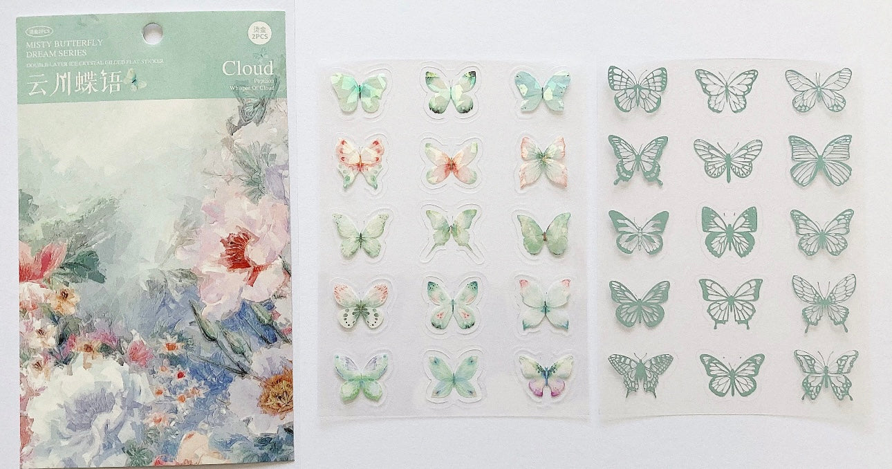 Holographic Butterfly Sticker