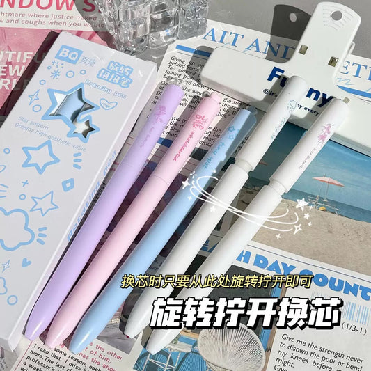 Kawaii Rotating Twist Pen Set