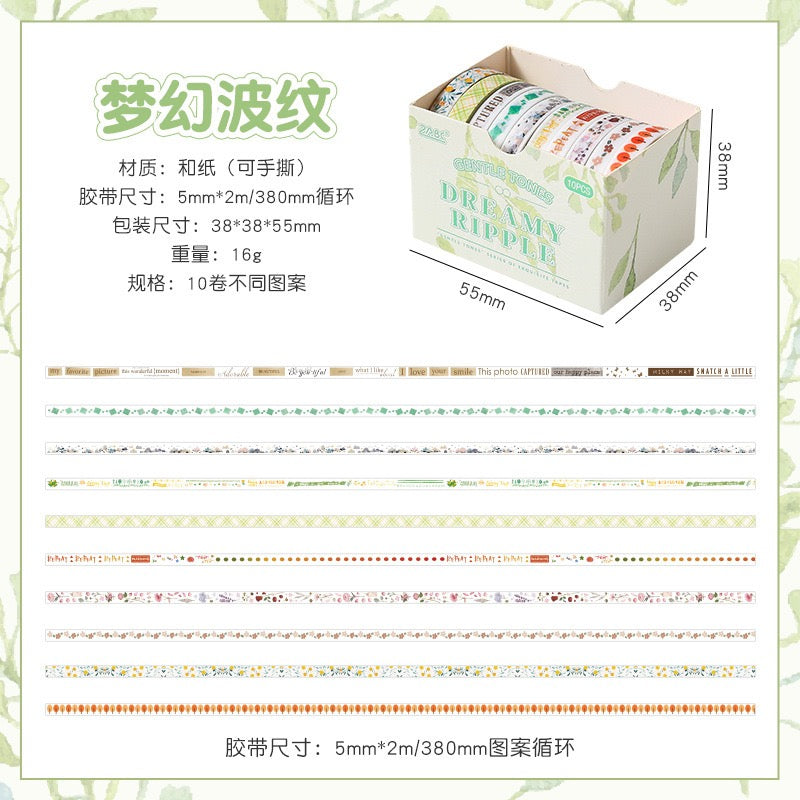 Kawaii Mini Washitape Rolls