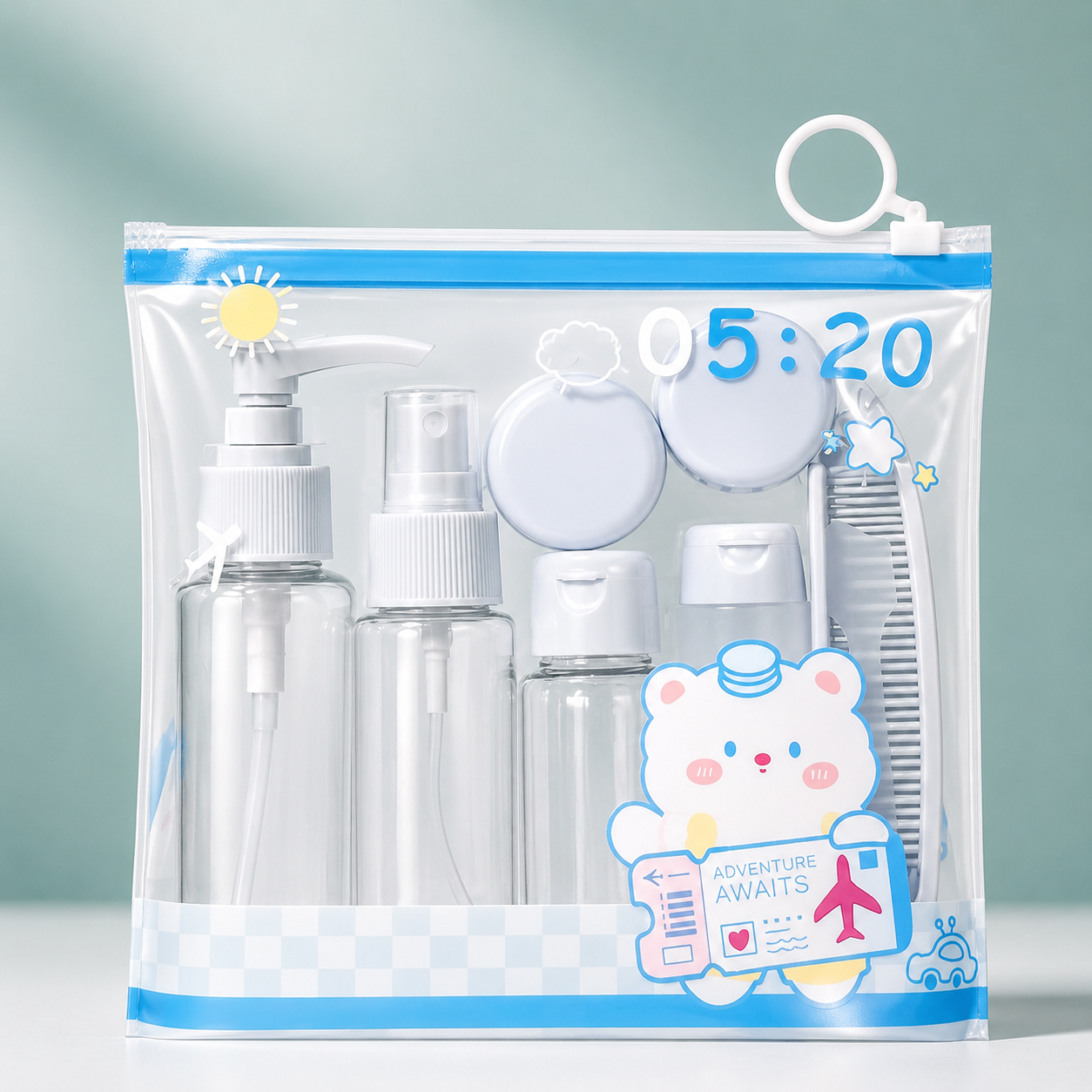 Kawaii Travel Bottle Kit