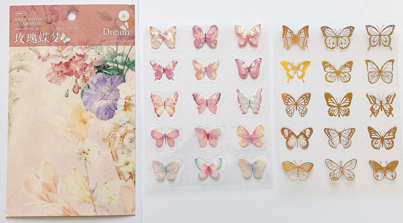 Holographic Butterfly Sticker