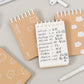 Mini Kitty Spiral Notebook