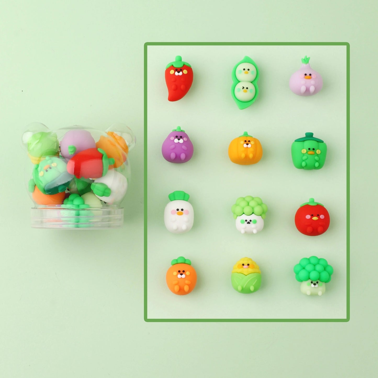 Fruit and Veggies Eraser