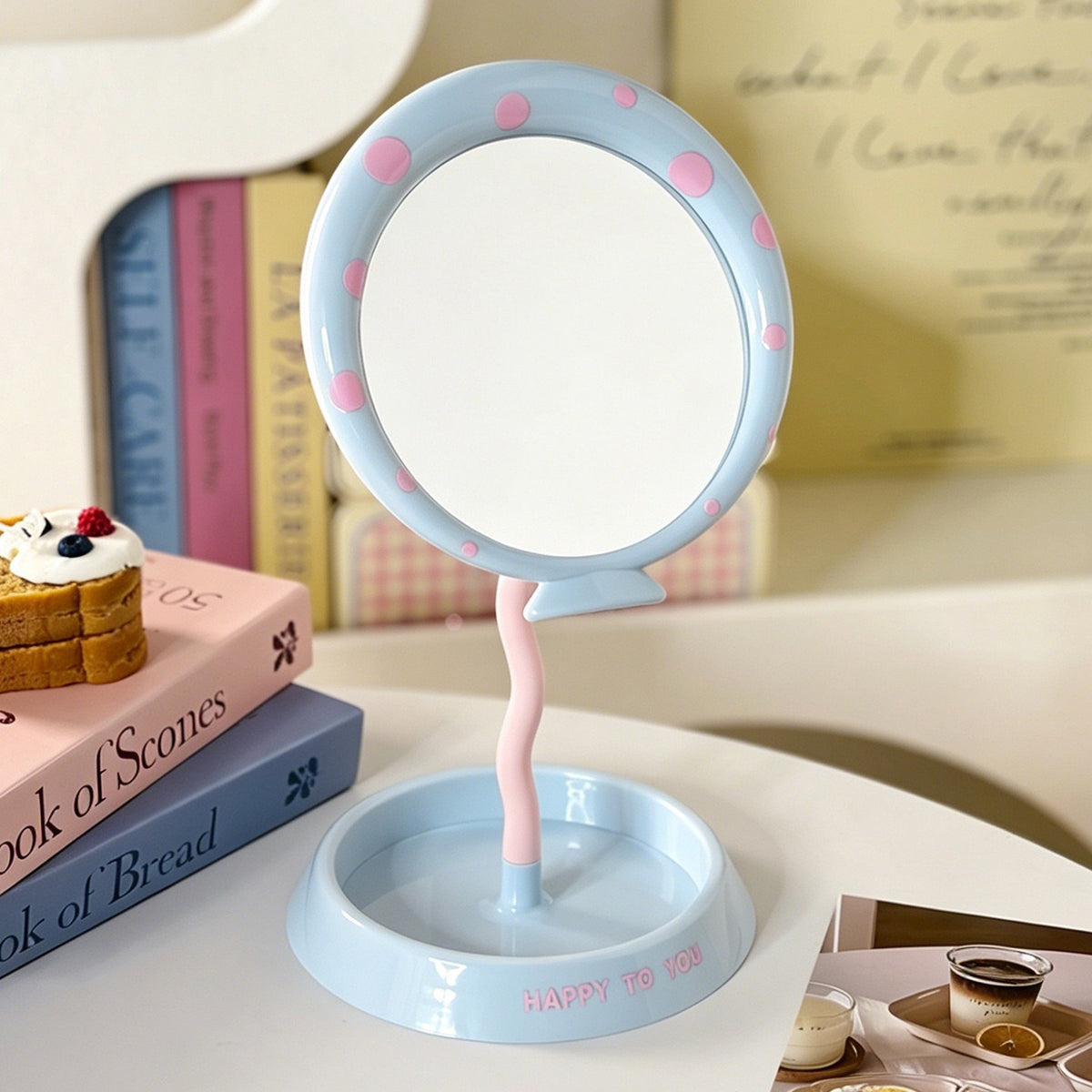 Polka Baloon Vanity Mirror