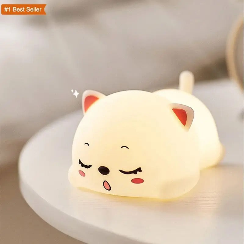 Cat Silicone Lamp