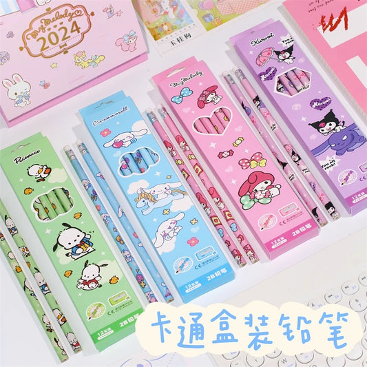 Kawaii Pencil Set