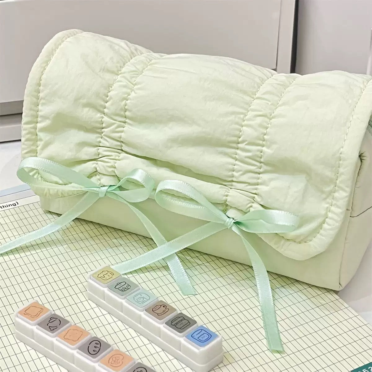 Puffy Bow Pencil Case
