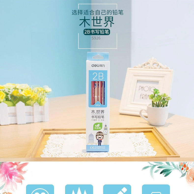 Kawaii Wooden Pencil Set