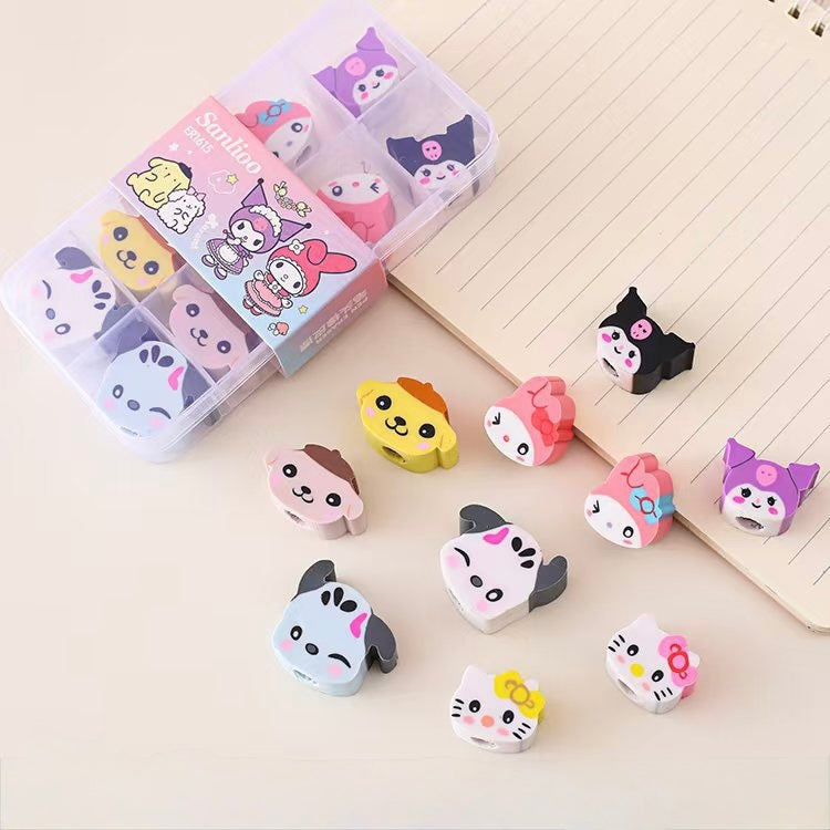 Sanrio Eraser 10pcs Box Pack