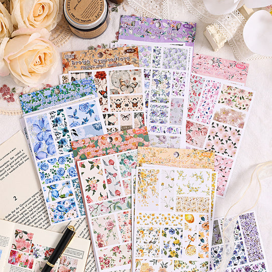 Flowers Smell The Twilight Journal Stickers (4pcs Set)