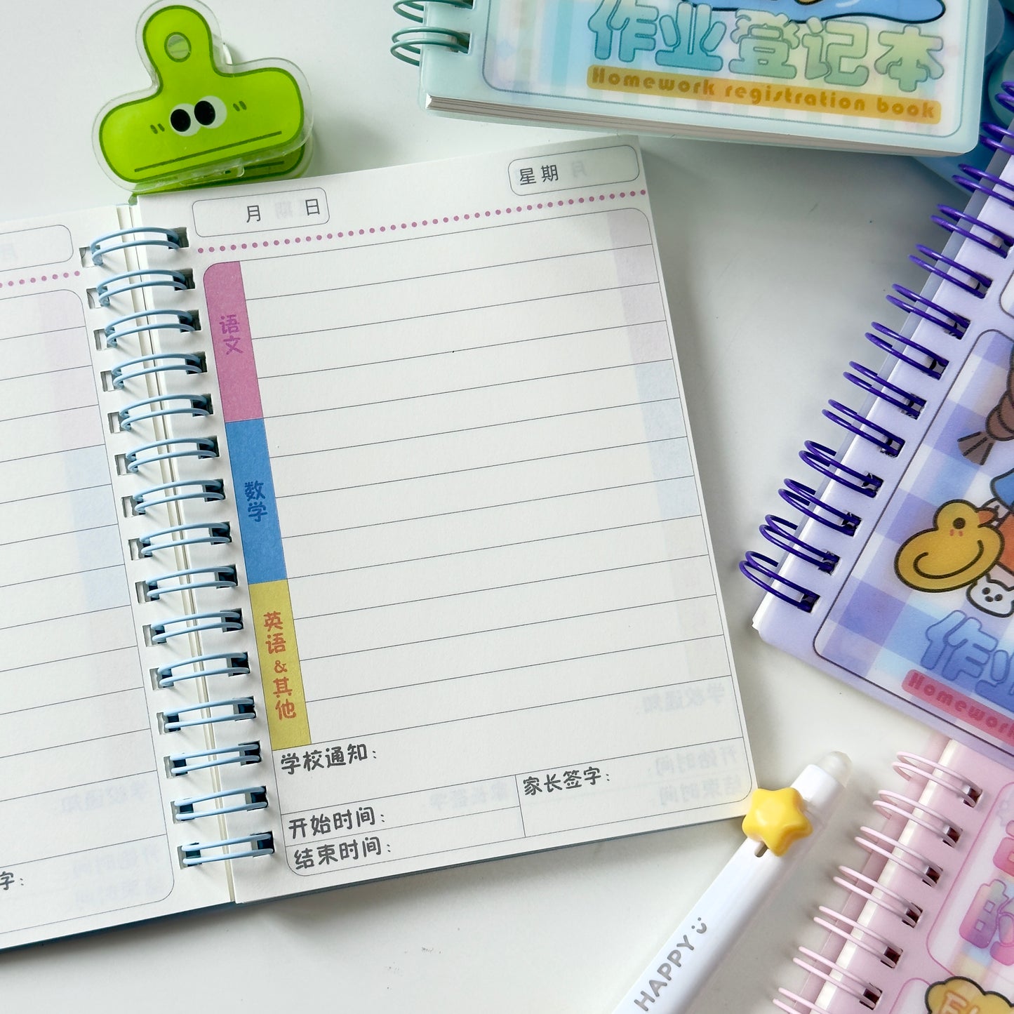 Girly Theme Spiral Diary