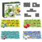 Rail Car Puzzle Toy Set