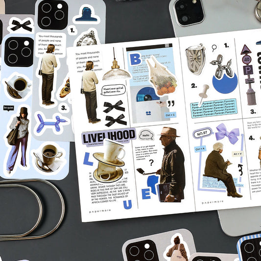 Phone Case Deco Journaling Stickers