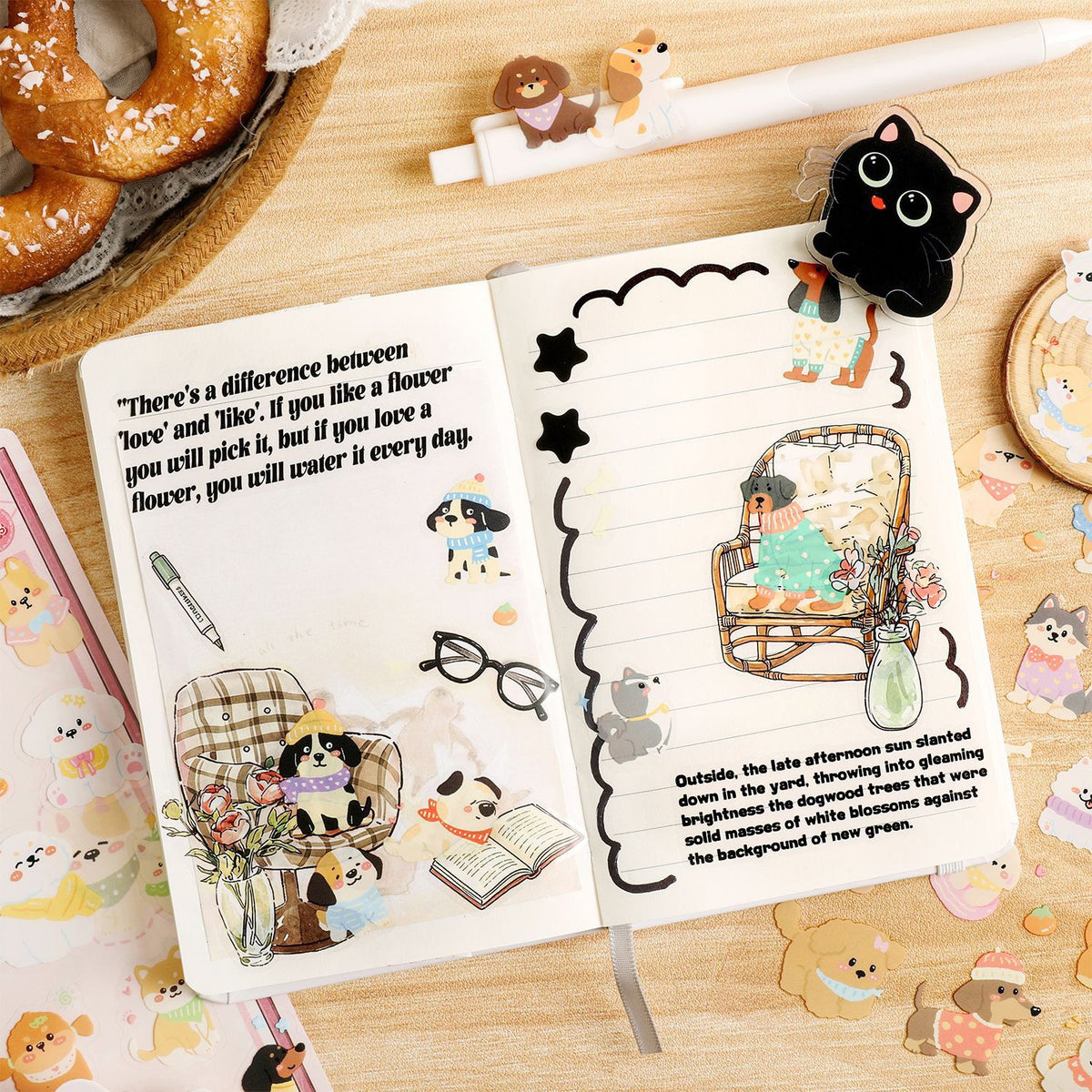 Kawaii Cats & Dogs PET Sticker Pack