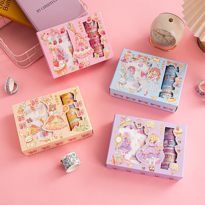 Kawaii Sticker and Washitape Box