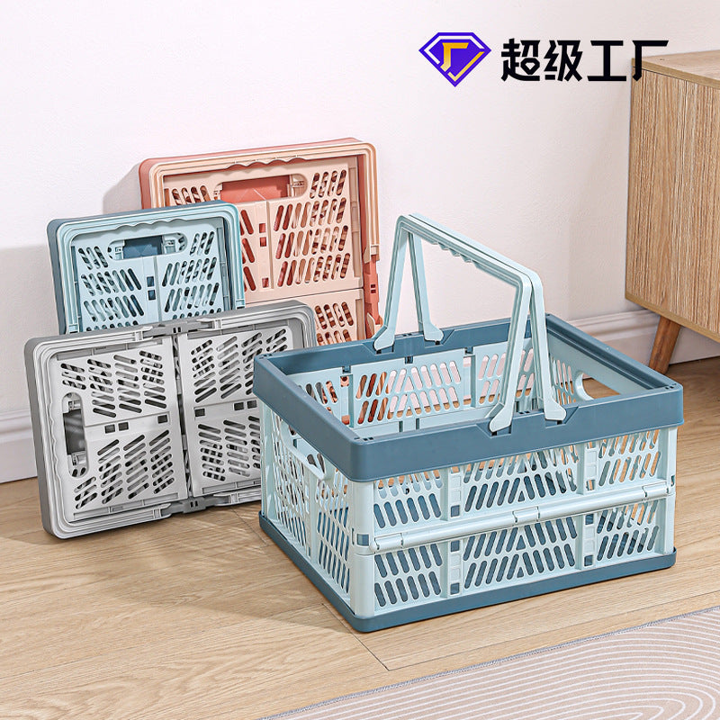 Large Capacity Crate Foldable Basket