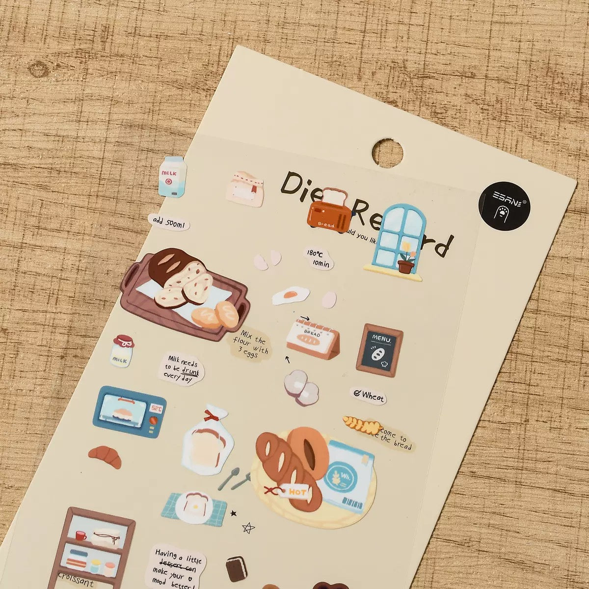 Diet Record Deco Sticker