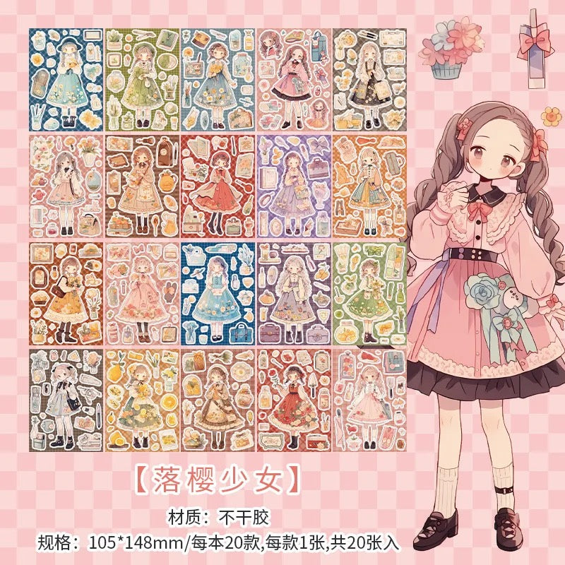 Girly Deco Sticker Book