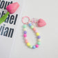 Macaron Heart Bag/Mobile Keychain
