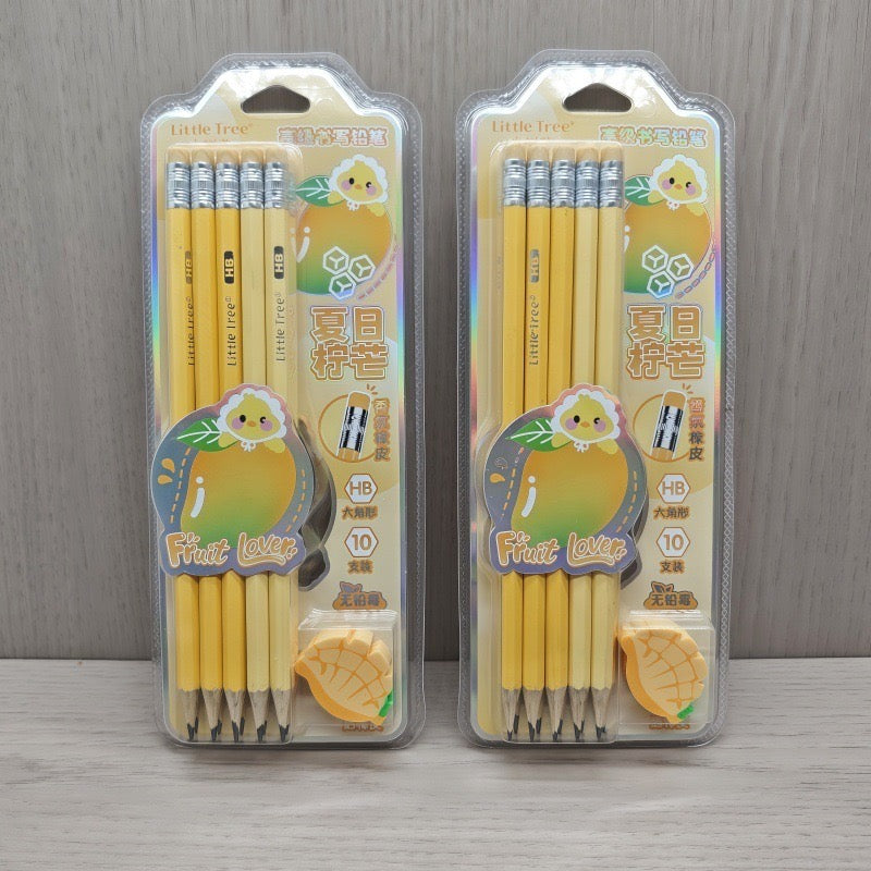 Fruit Lover Pencil Set