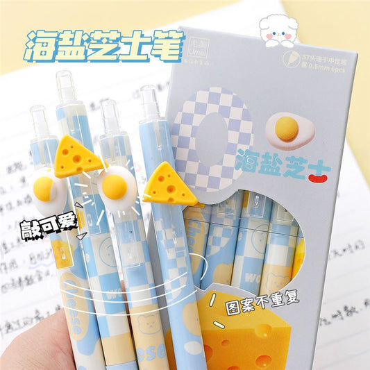 Kawaii Cheese Pen Set
