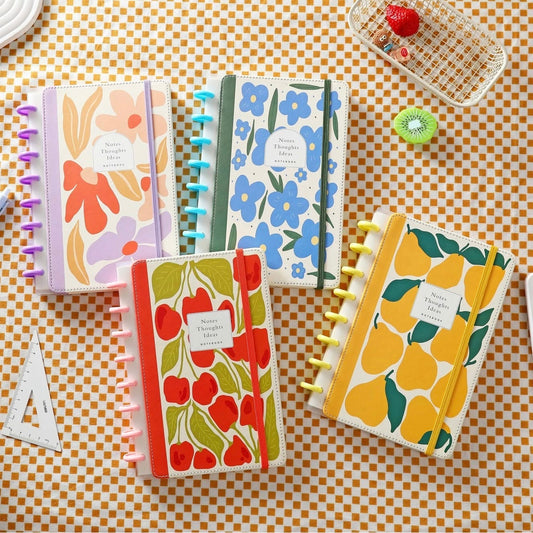 Floral Disc Notebook