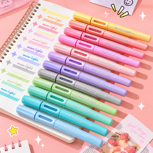 Kawaii Glitter Highlighter Set
