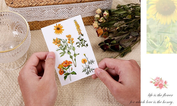 Natural Floral Stickers