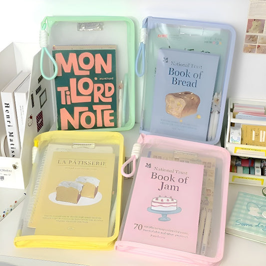 A4 Zipper Data Bag