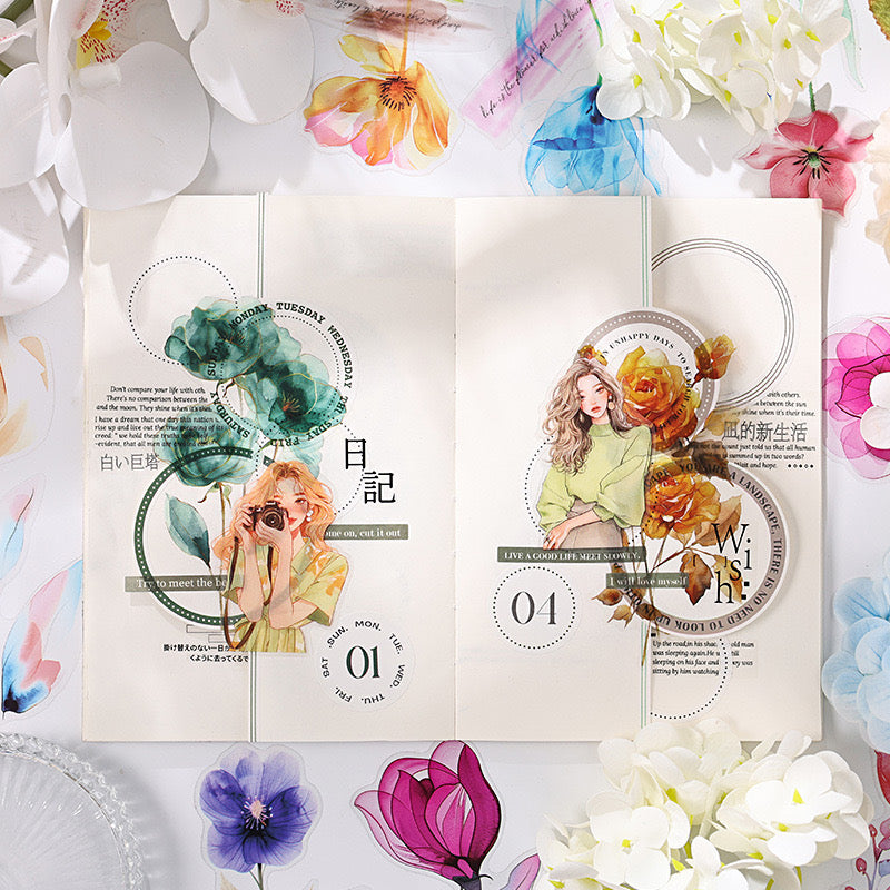 Floral Pet Sticker Set