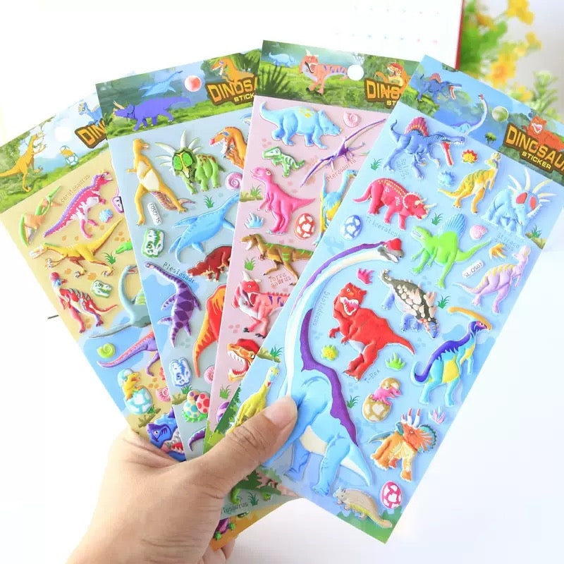 Dino Puffy Sticker