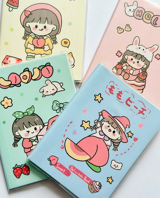Peach Girly Notebook Set Of (5pcs)