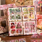 Vintage Garden Sticker Box – 100 Pcs