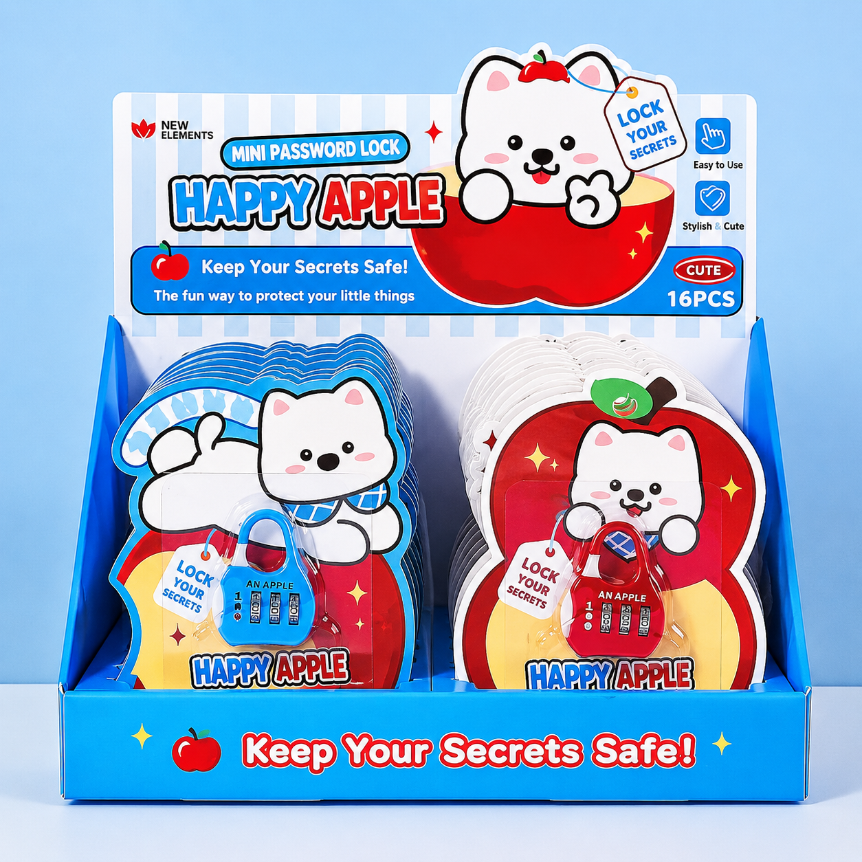 Happy Apple Mini Password Lock