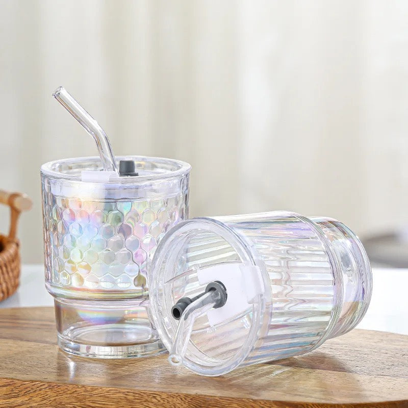 Holographic Glass Tumbler