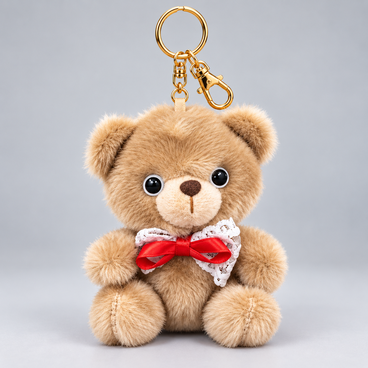 Teddy Plush Keychain