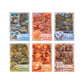 Beautiful Tour Line Journal Stickers (6Sheet Set)