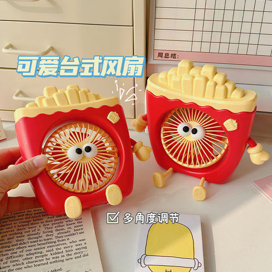 French Fries Mini Desk Fan