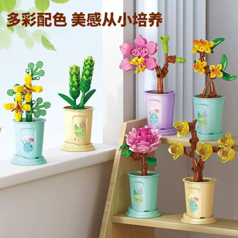 Petal Flower Pot Lego