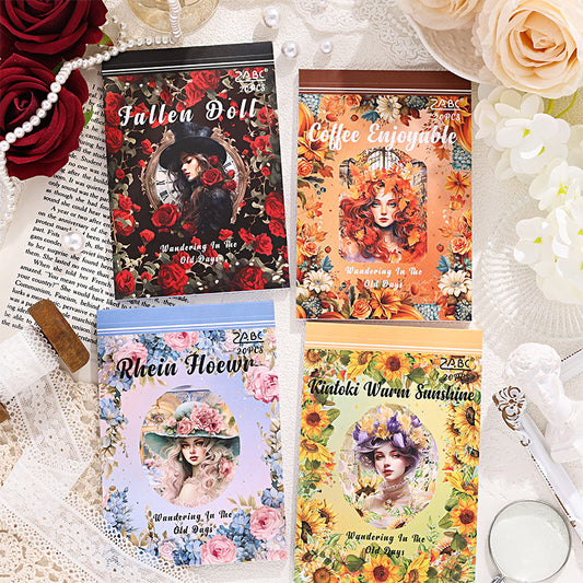 Vintage Garden Deco Sticker Book