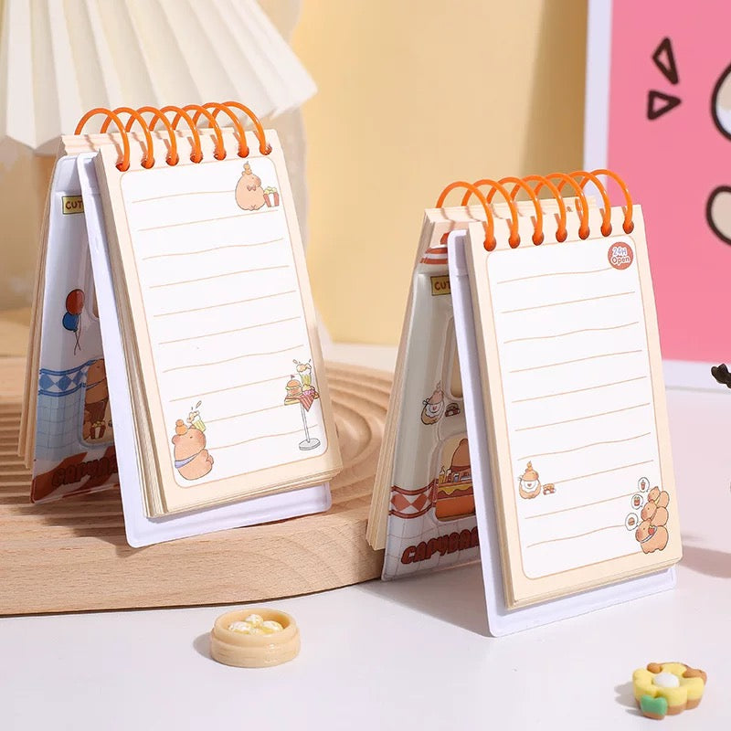 Capybara Cheers Spiral Diary