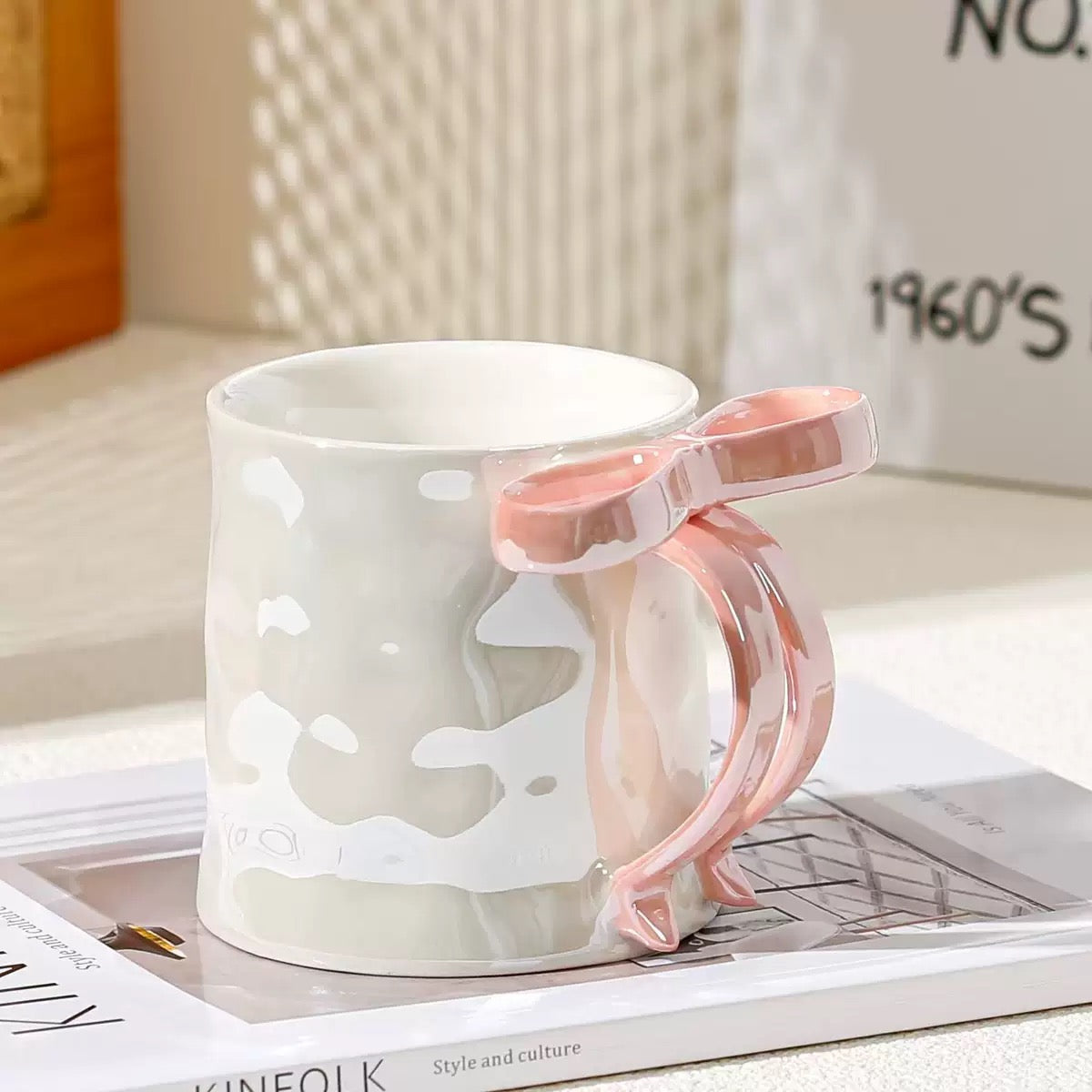 Kawaii Bow Ceramic Mug