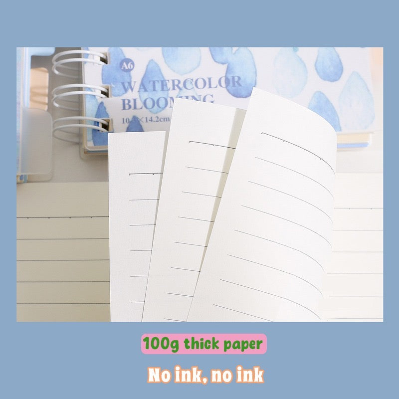Watercolor Bloom Notebook A5