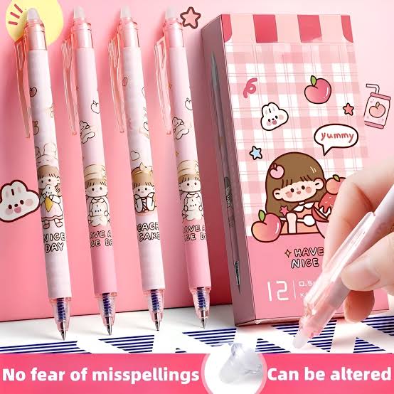 Girly Erasable Pens