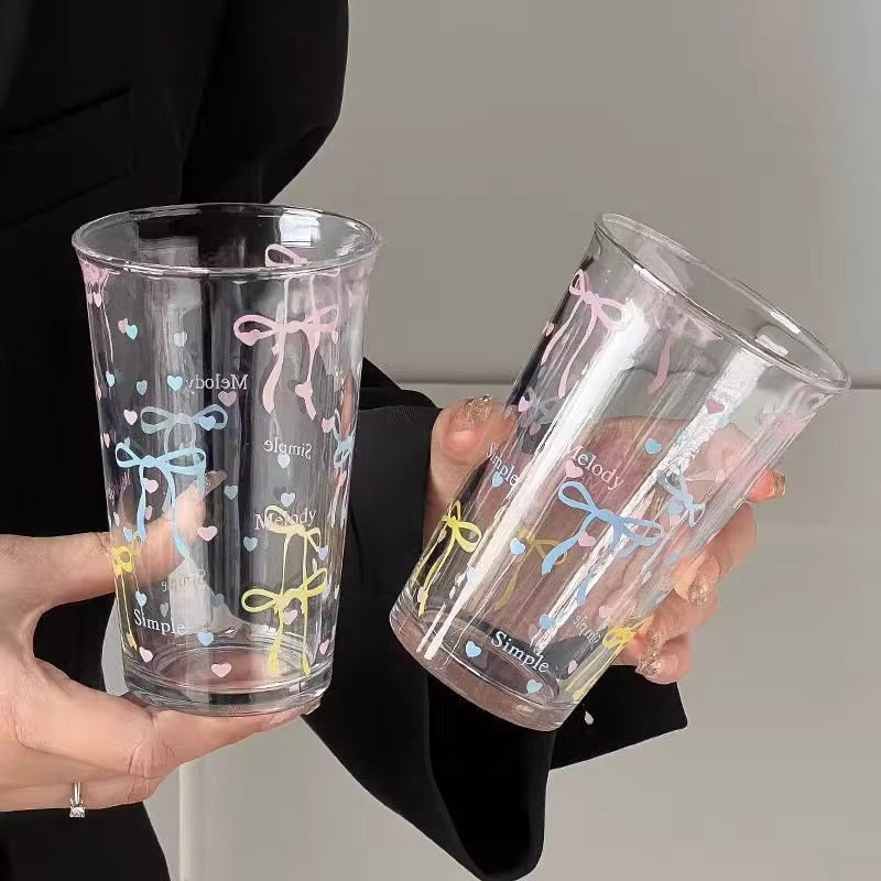 Pinteresty Bow Glass Cup
