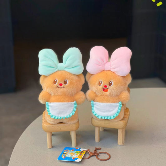 Butter Bear Plush Keychains