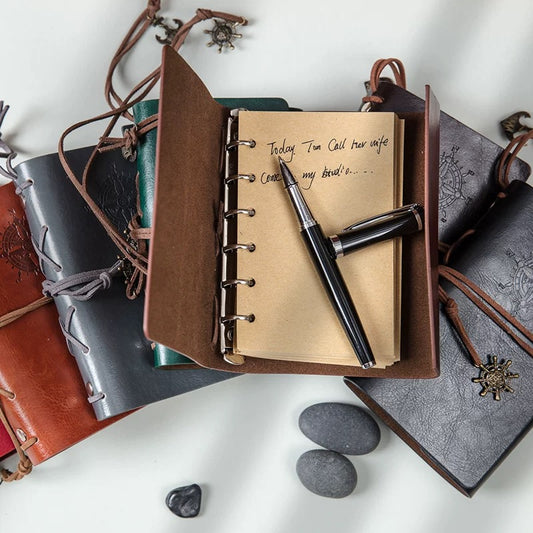 Premium Leather Vintage Binding Diary