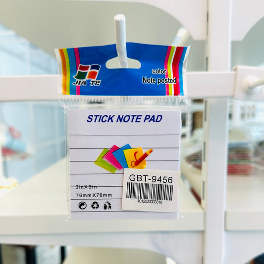 White Sticky Note Pad