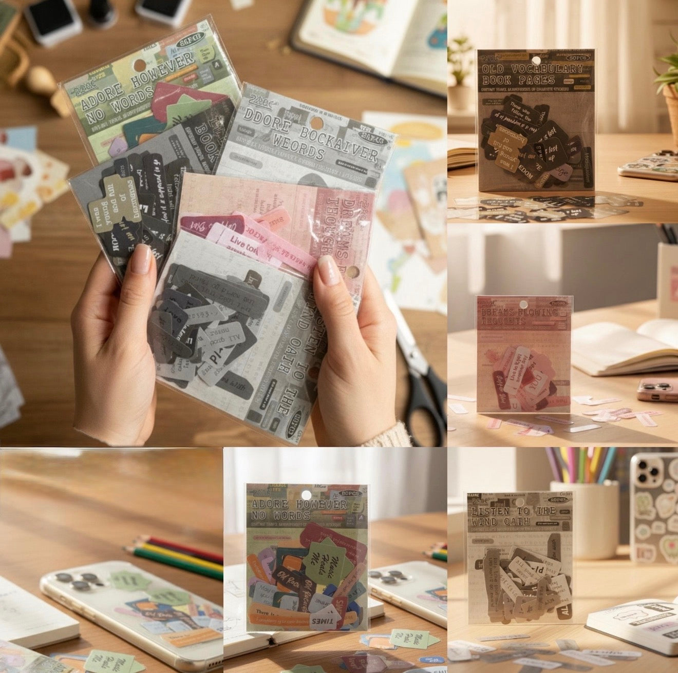 Vintage Qoute Stickers