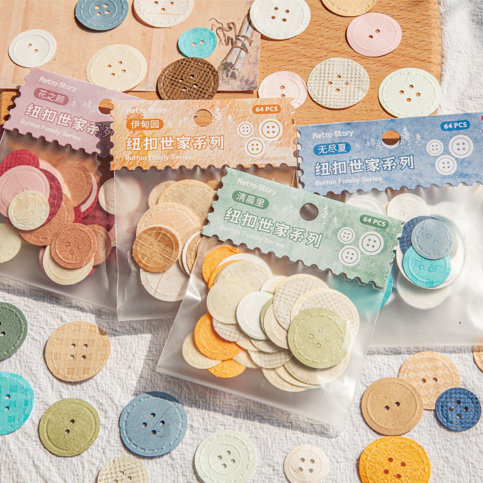 Button Paper Sticker – Diecutsmart